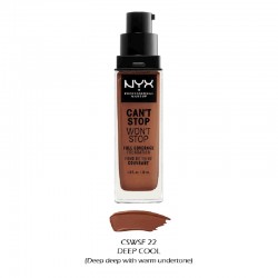 NYX Cant Stop Wont Stop Base Matte Deep Rich