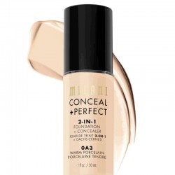 BASE CORRETIVO 2-EM-1 MILANI CONCEAL+PER