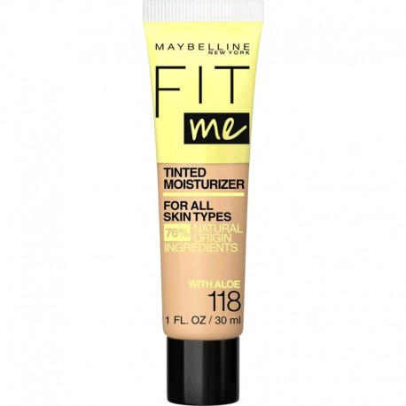 HIDRATANTE COM COR MAYBELLINE FIT ME 118