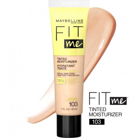 HIDRATANTE COM COR MAYBELLINE FIT ME 103