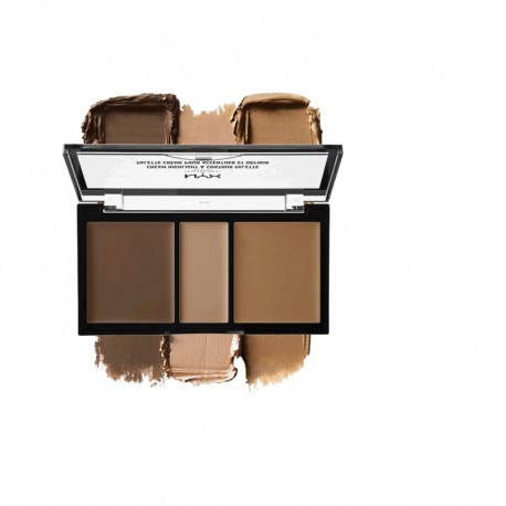 PALETA DE CONTORNO E ILUMINADOR NYX 3 ST CHCP03