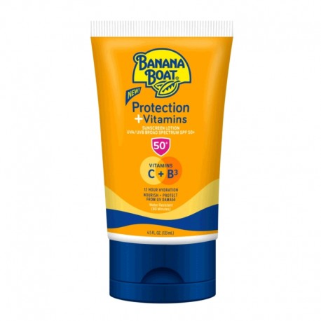 Banana Boat Protect Protector Solar FPS50 con Vitaminas C y B3