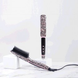 Calista Triangle Pro Escova Modeladora Termica Rose