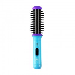Calista GoGo Mini Escova Termica Modeladora Branco e Verde Agua