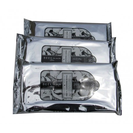 TOALLAS HUMEDAS DE LIMPIEZA FACIAL BEEKMAN 1802
