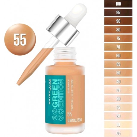 OLEO COM COR MAYBELLINE GREEN EDITION SU