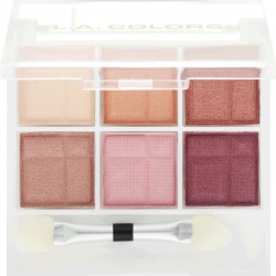 PALETA DE SOMBRAS L.A COLORS 6 CORES