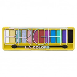 PALETA DE SOMBRAS L.A COLORS BRIGHTS 12