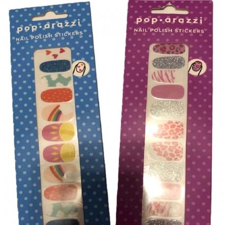 ADESIVOS DE ESMALTE POP-ARAZZI 12 STICKERS