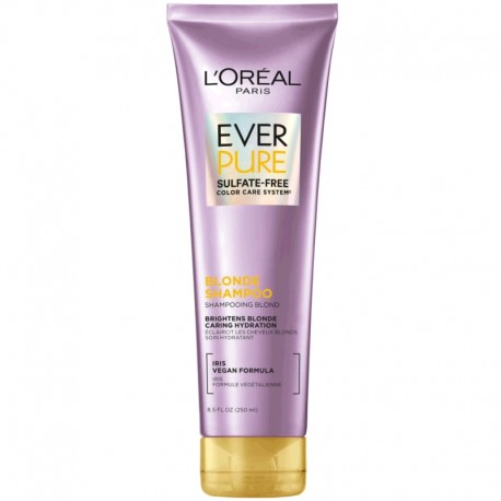 LOreal Paris EverPure Blonde Shampoo Matizador con Iris