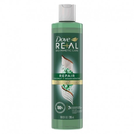 SHAMPOO DOVE REAL VERDE COCO BIO MIMETIC REPAIR COCONUT