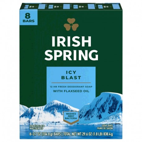 SABONETE EM BARRA IRISH EXPLOSAO PACK 8