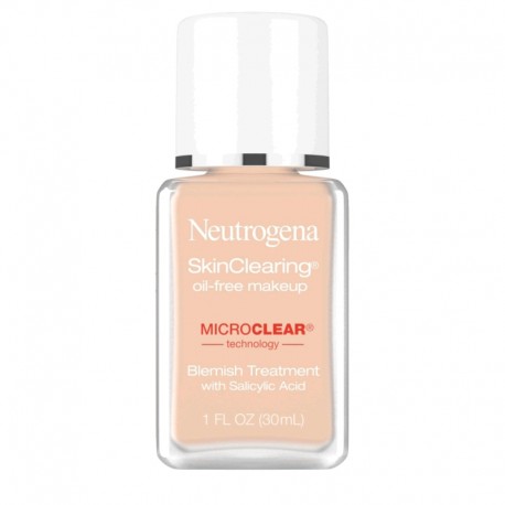 Neutrogena SkinClearing Base Oil-Free com Acido Salicilico 80 Medium Beige