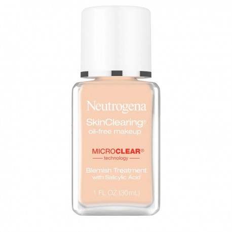 Neutrogena SkinClearing Base Oil-Free com Acido Salicilico 80 Medium Beige