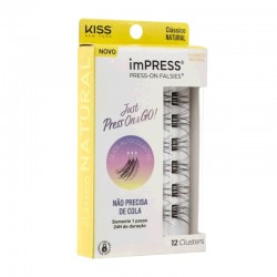 CILIOS POSTICOS IMPRESS PRESS-ON NATURAL AUTHENTIC NATURAL