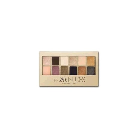 PALETA DE SOMBRAS MAYBELLINE THE 24K NUD
