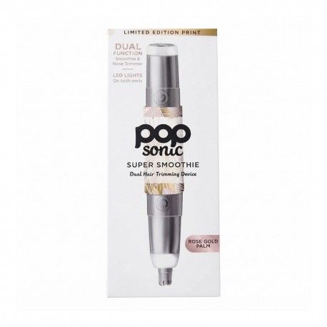 Pop Sonic Super Smoothie Depilador Facial y Nasal 2 en 1 Rose Gold Palm