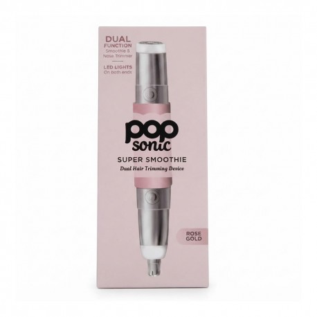 Pop Sonic Super Smoothie Depilador Facial y Nasal 2 en 1 Rose Gold