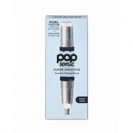 Pop Sonic Super Smoothie Depilador Facial y Nasal 2 en 1 Navy Skies