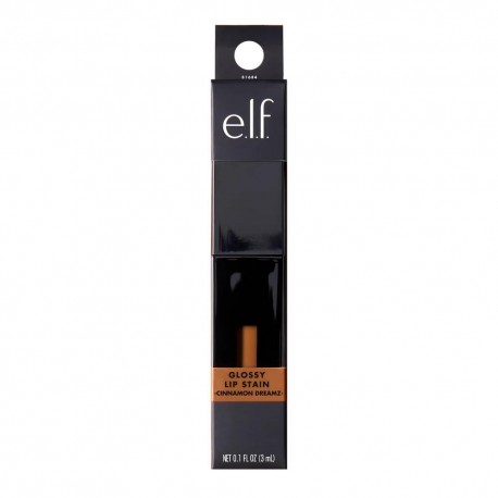 e.l.f. Glossy Lip Stain Batom Tinta com Brilho Cinnamon Dreamz
