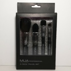 MUA Kit de Pinceis de Maquiagem para Viagem 5 Pecas
