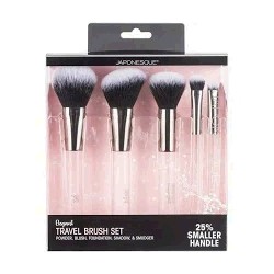 Japonesque Kit de Pinceis para Viagem Rosto 5 Pecas