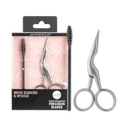 Japonesque Kit Tesoura e Escova para Sobrancelha