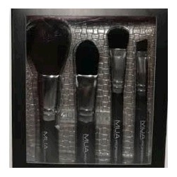 MUA Kit de Pinceles de Maquillaje para Viaje 5 Piezas