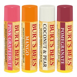 Burt's Bees Kit com 4 de Protetores Labiais Superfruit