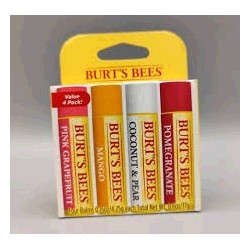 KIT DE PROTETOR LABIAL BURT'S BEES COM 4