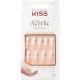 UNHAS AUTOCOLANTES KISS ACRYLIC FRENCH