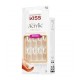 UNHAS AUTOCOLANTES KISS ACRYLIC F NUDE