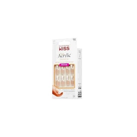 UNHAS AUTOCOLANTES KISS ACRYLIC F NUDE