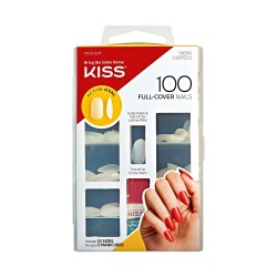 Kiss Unas Autoadhesivas Active Oval Kit 100 Unas 100PS13