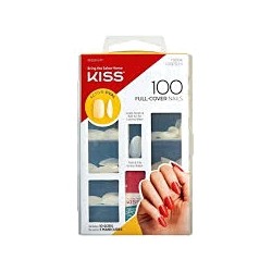 KIT 100 UNHAS POSTICAS KISS ACTIVE OVAL