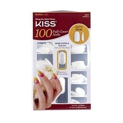 Kiss Unas Autoadhesivas Active Oval Kit 100 Unas 100PS14