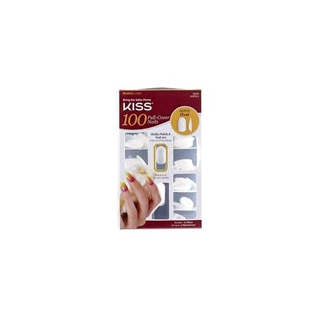 Kiss Unas Autoadhesivas Active Oval Kit 100 Unas 100PS14