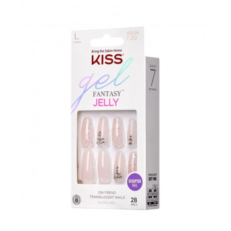 Kiss Unhas Autocolantes Gel Fantasy FJ02