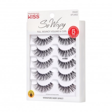 Kiss Cilios Posticos So Wispy 5 Pares KPLM02