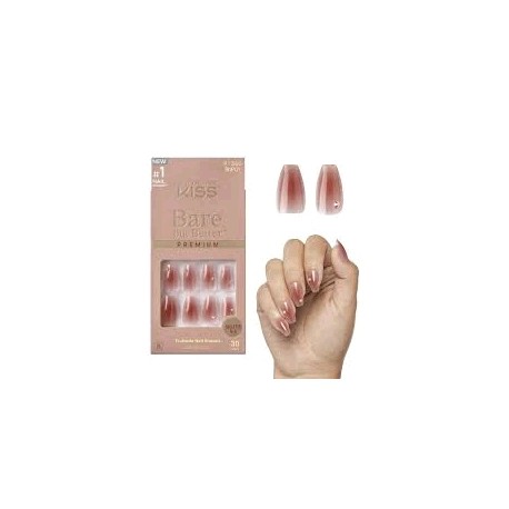 UNHAS AUTOCOLANTES KISS BARE BUT BETTER